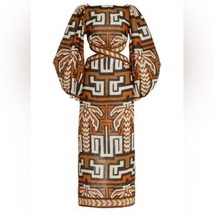 Johanna Ortiz Luz de Atardecer Linen Dress